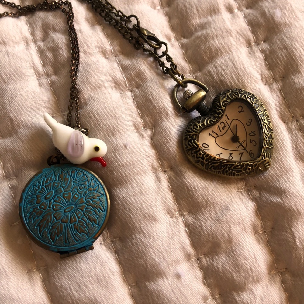 Two boho long necklaces